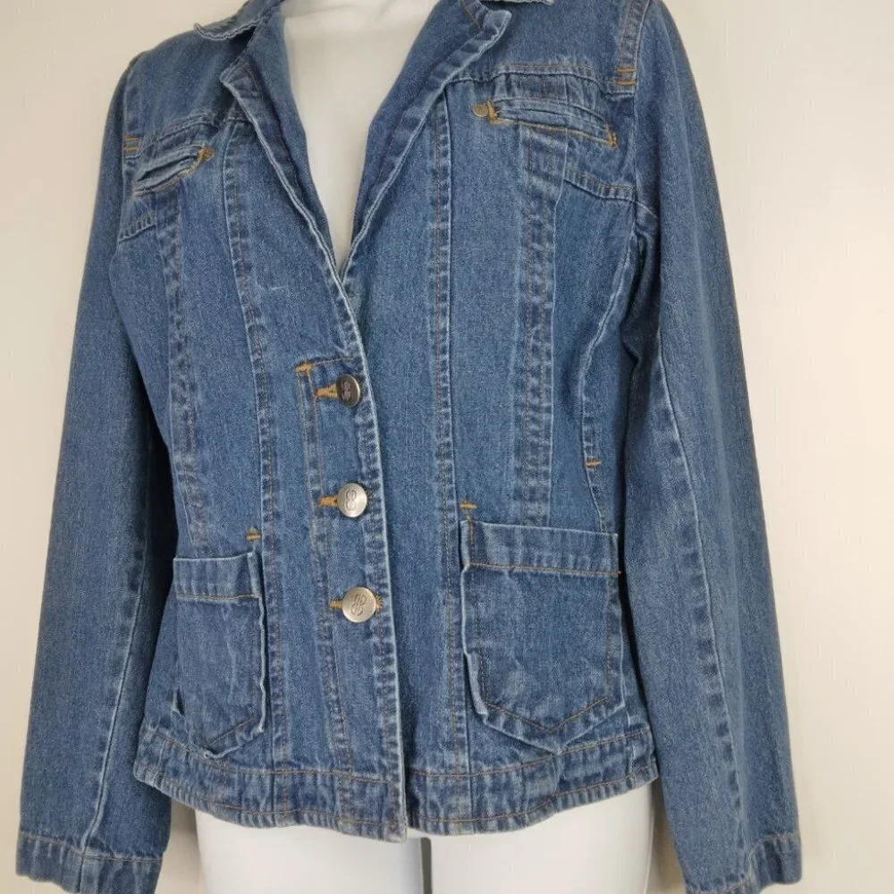 Vintage Bill Blass Jeans Wear Denim Jacket Medium